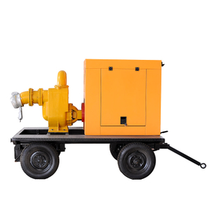 Unidad de bomba de agua diésel móvil agrícola para sistemas de riego